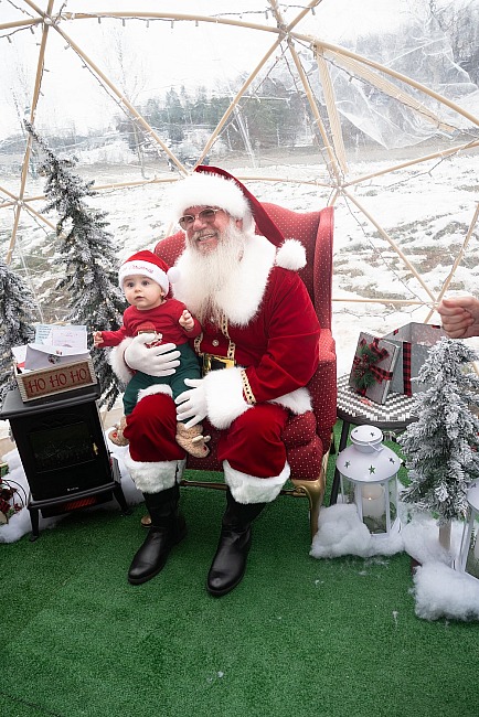 Louis and Santa 2025